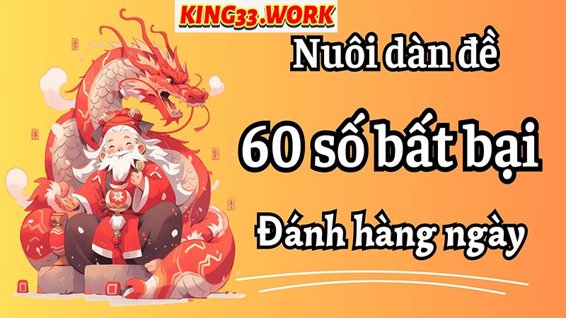 King33 - Dàn đề bất bại 60 số đỉnh cao dành cho tân thủ? 1 King33 - Dàn đề bất bại 60 số bất bạc dành cho tân thủ?